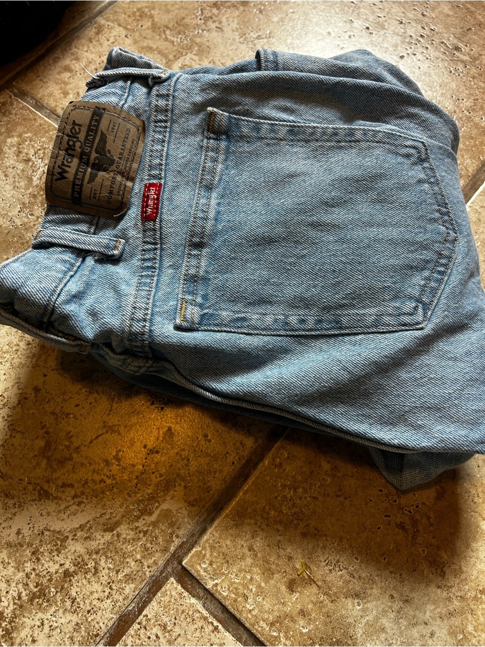 Wrangler Boot Cut Jean Women 34x34 Blue Denim